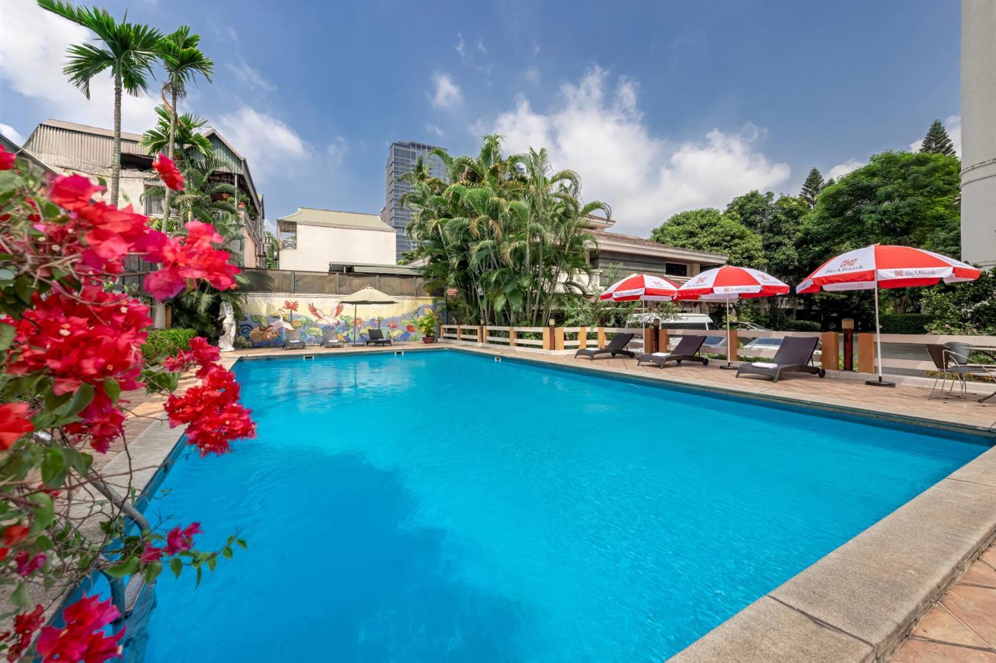 ออเรียนทอลพาเลสอพาร์ตเมนท์ Hotel ฮานอย ภายนอก รูปภาพ